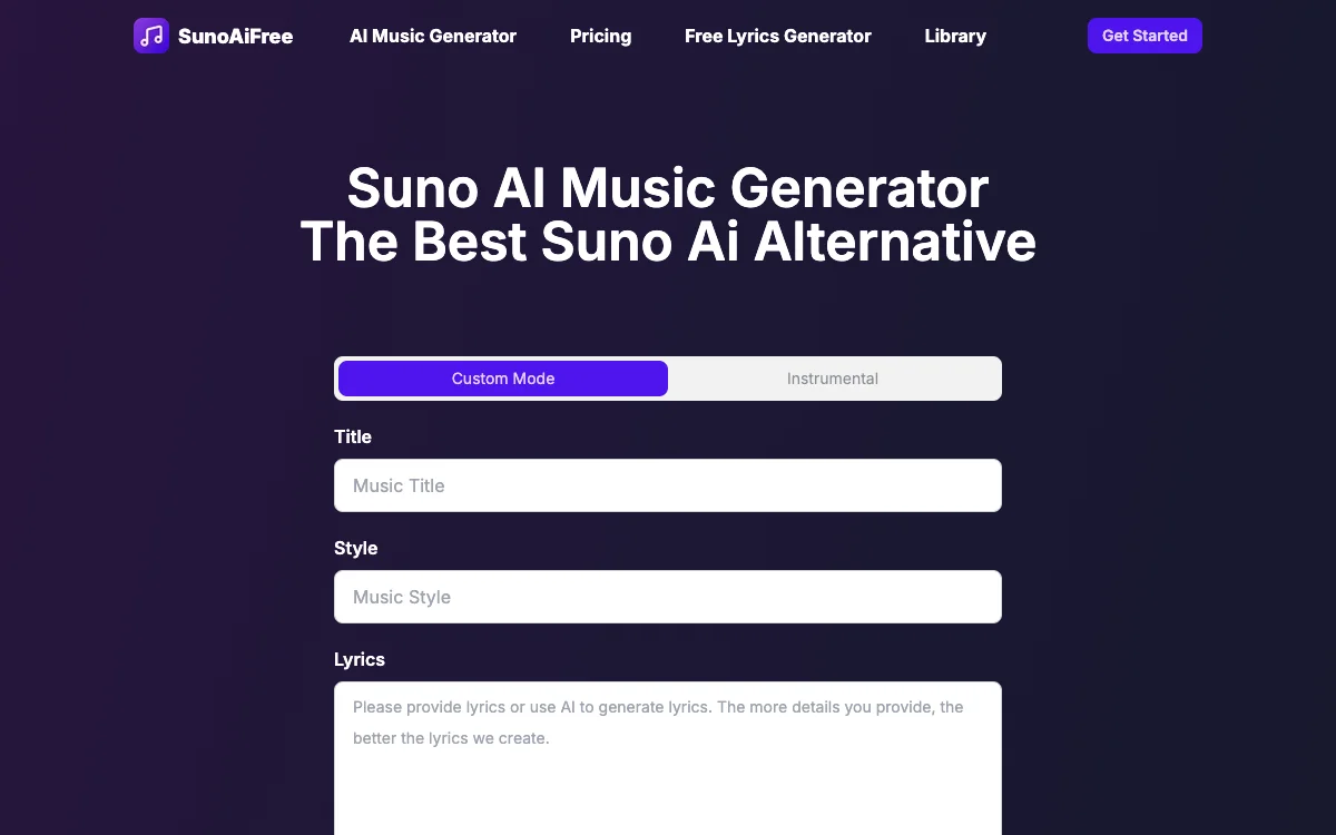 Suno AI: The Free AI Music Generator for High-Quality Tracks