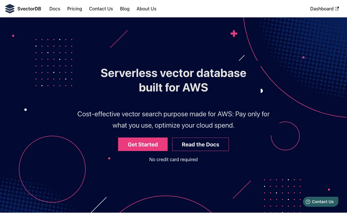 SvectorDB: Cost-Effective Vector Database for AWS with Key Benefits