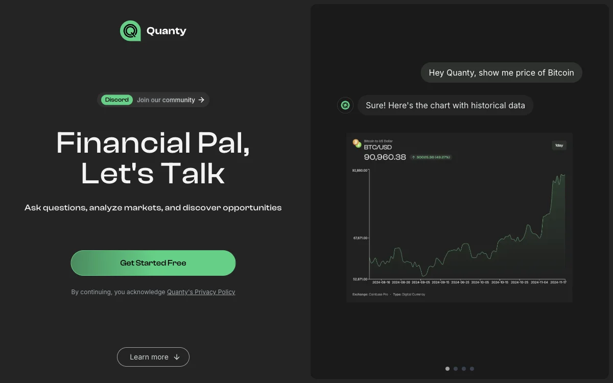 Quanty: Seu Chatbot Financeiro para Insights de Mercado