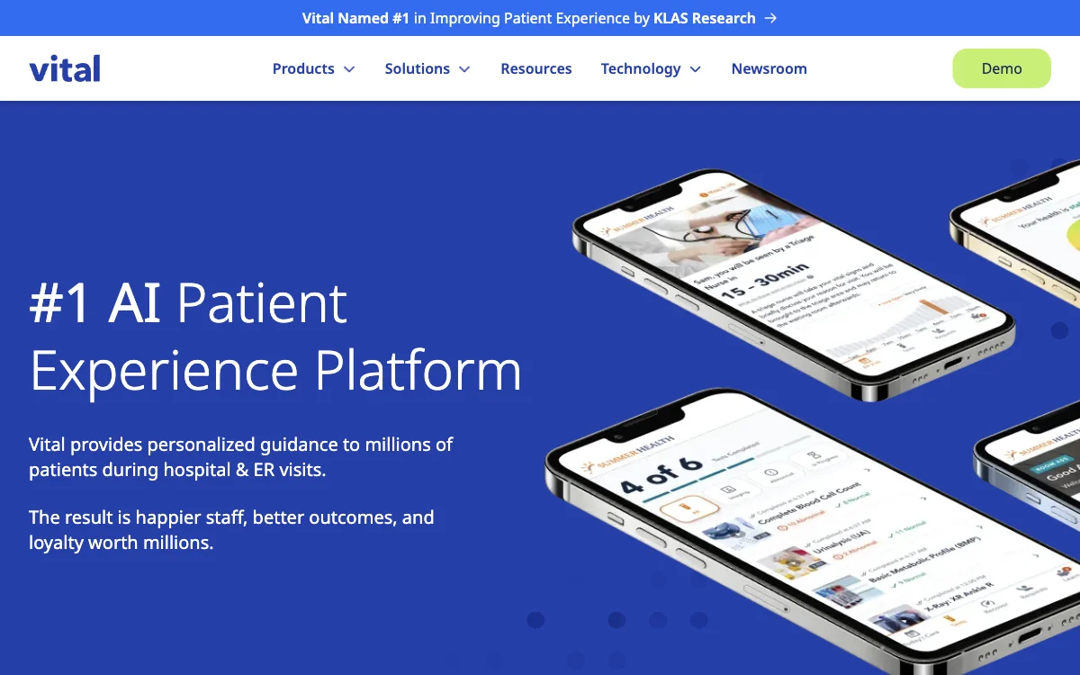 Vital: AI-Powered Patient Experience Platform for Better Outcomes