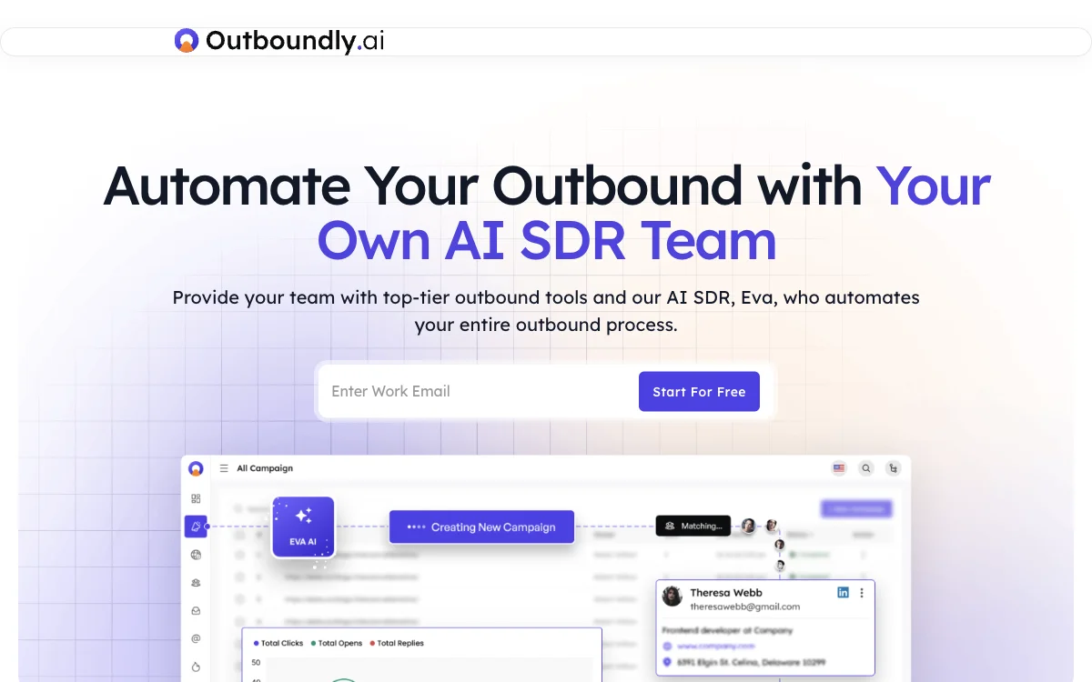 Outboundly: AI-Powered Platform for Automated Outbound Sales