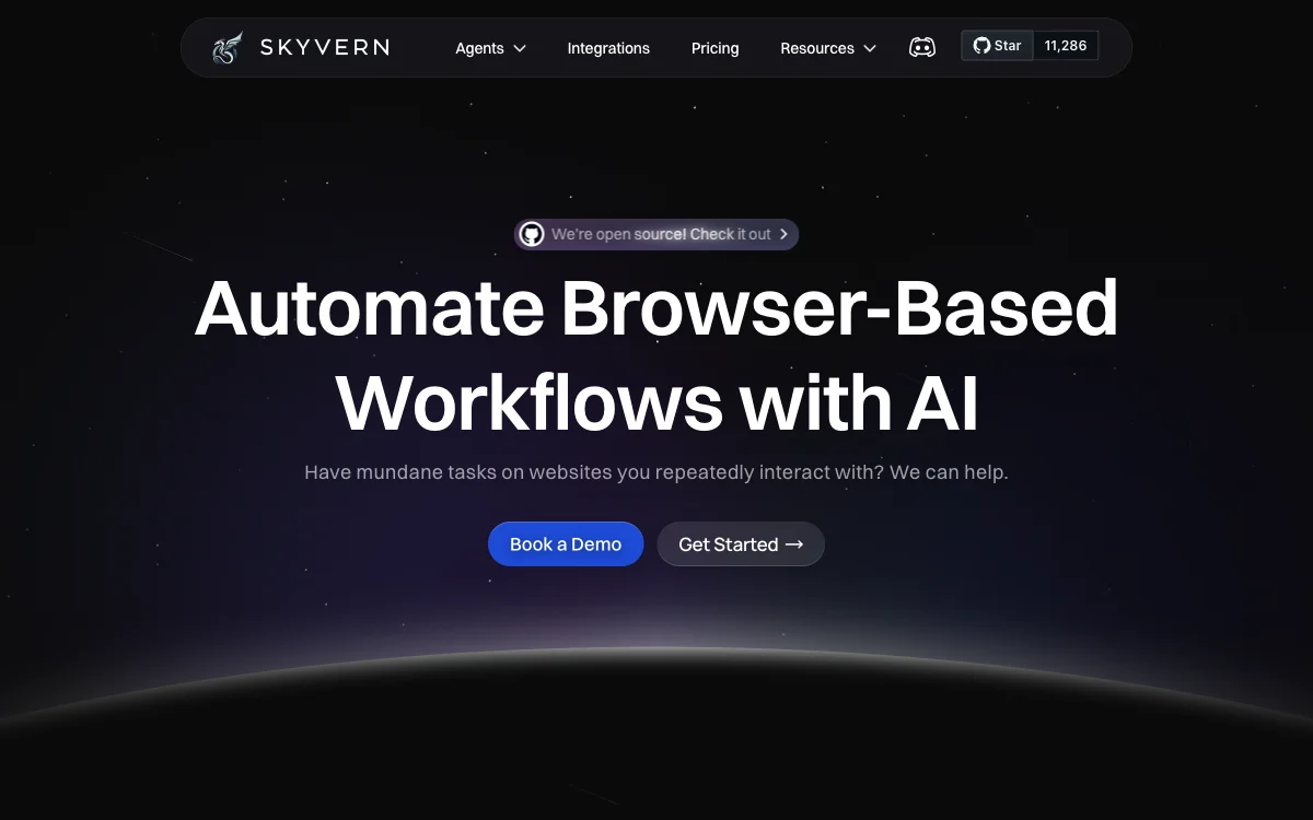 Skyvern: Automate Browser-Based Workflows with AI for Effortless Task Completion