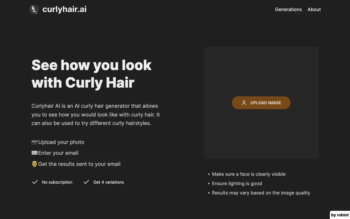 Curlyhair AI: See Your Curly Hair Look with AI