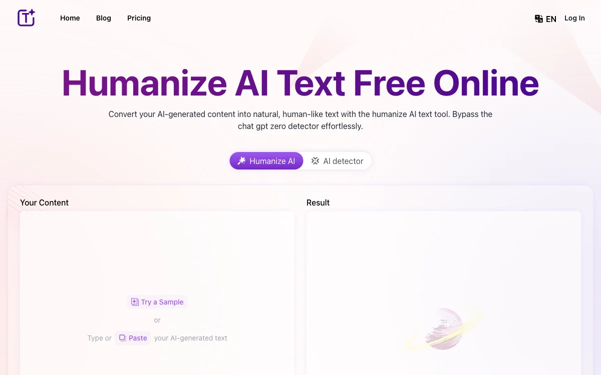 Humanize.im: Convert AI-Generated Text to Undetectable, Human-Like Text