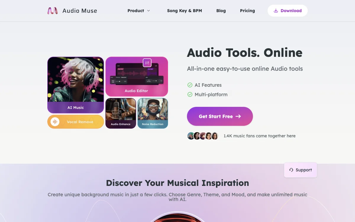 Audio Muse: Unleash Your Creativity with AI Audio Tools