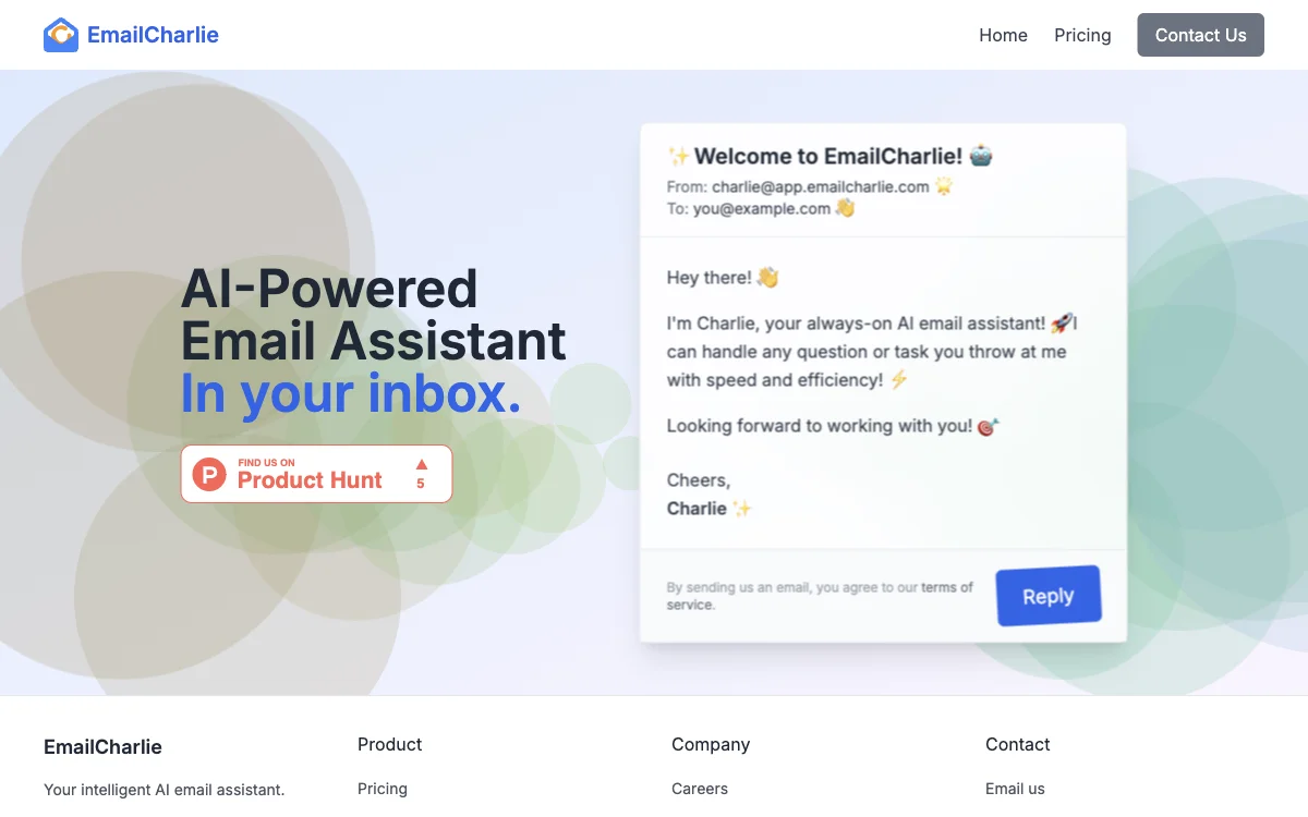 EmailCharlie: O Assistente de Email Inteligente e Automatizado, Impulsionado por IA