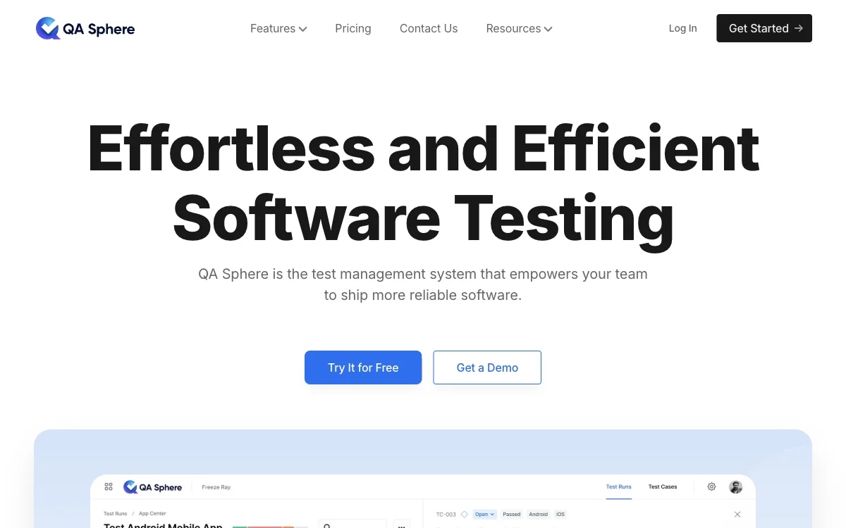 QA Sphere: Empowering Efficient Test Management