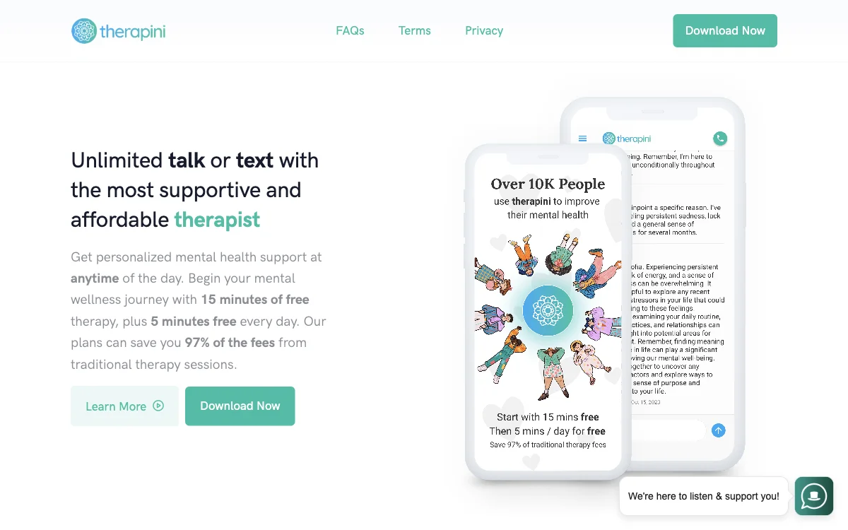 Therapini: Affordable AI-Powered Mental Health Support