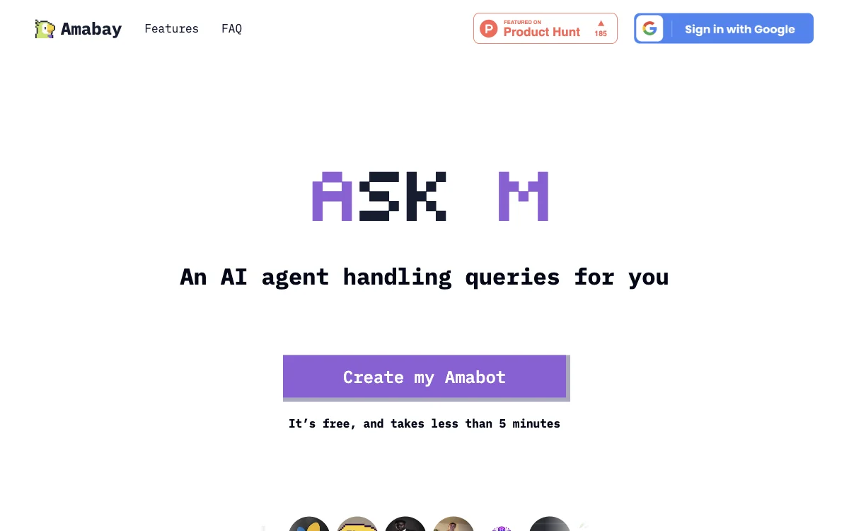 Amabay: Your AI Agent for Query Handling and Self-Showcasing