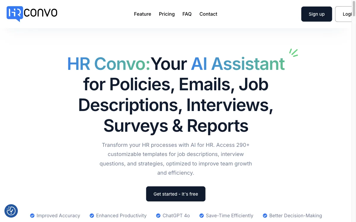 HR Convo - trợ lý viết AI giúp chuyên gia nhân sự, cải thiện hiệu quả công việc