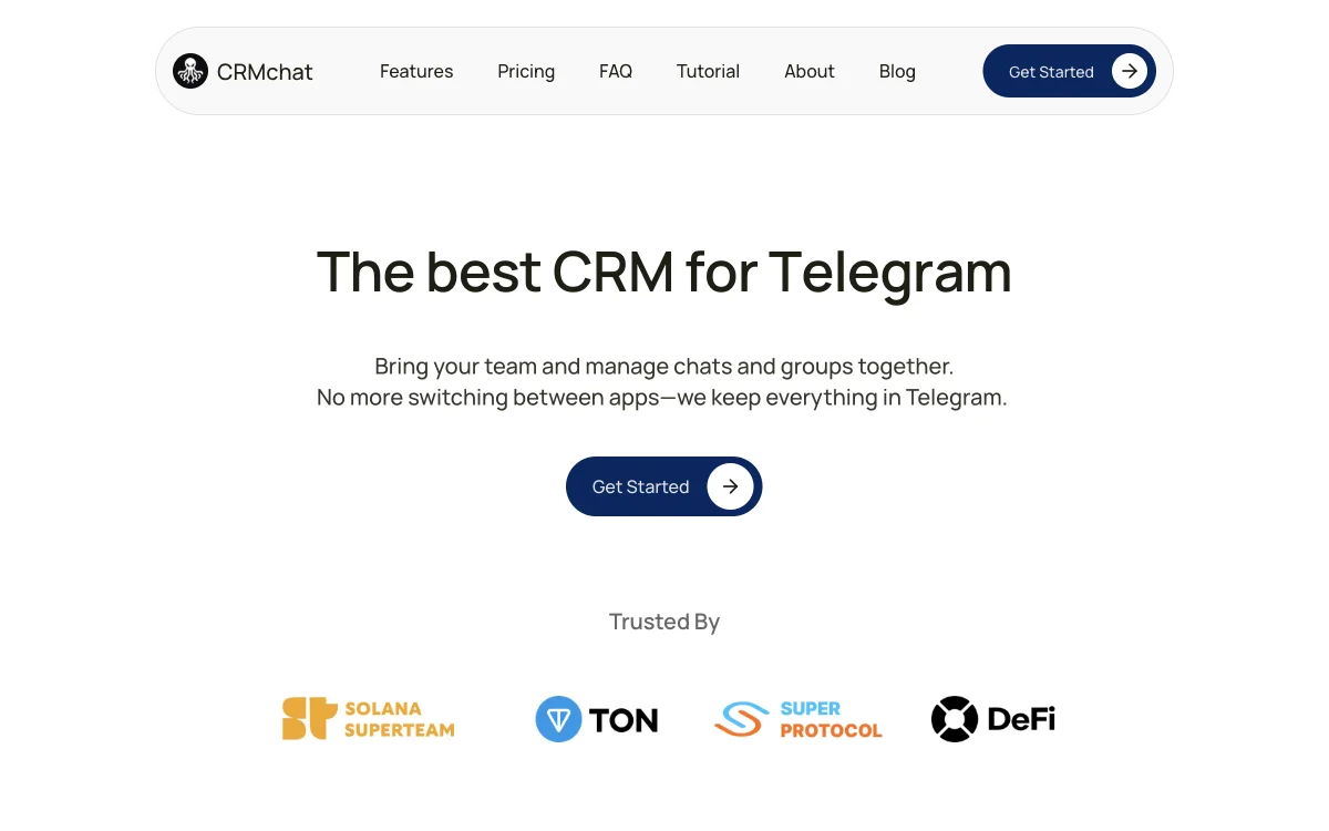 CRMchat: The Ultimate Telegram CRM for Efficient Teams