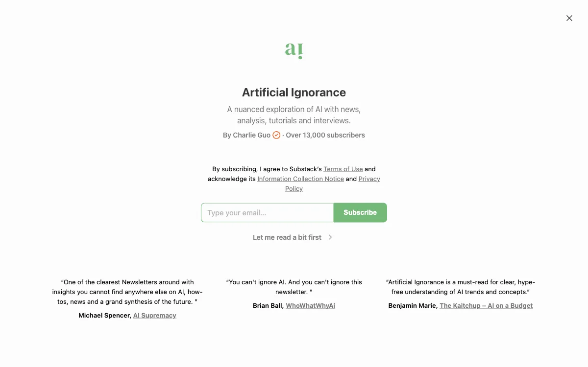 Artificial Ignorance: Sua fonte confiável para entender a Inteligência Artificial