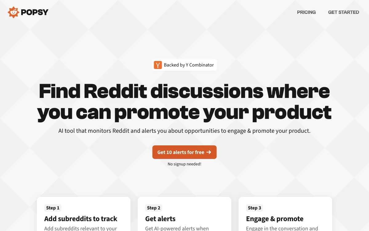 Popsy: AI-Powered Reddit Monitoring for Product Promotion