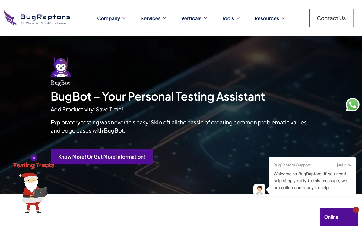 BugBot: AI-based Testing Tool for Time Savings and Quality Assurance