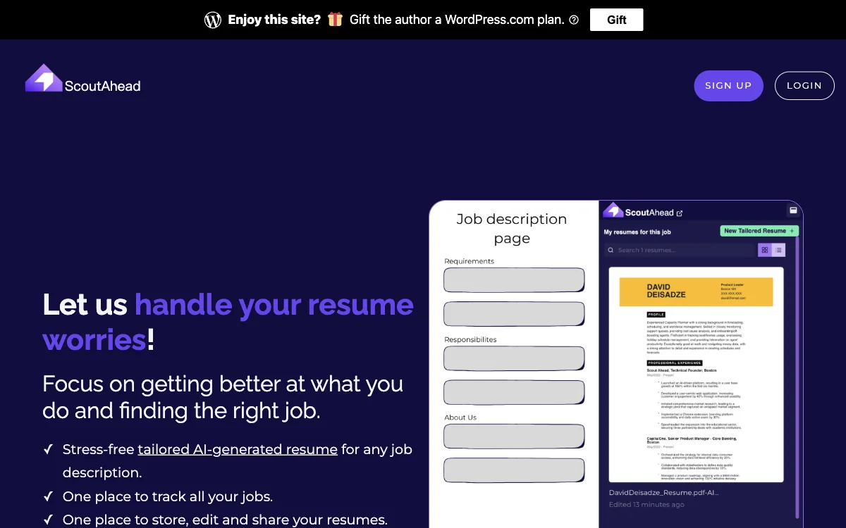 ScoutAhead: Simplify Your Job Search with AI