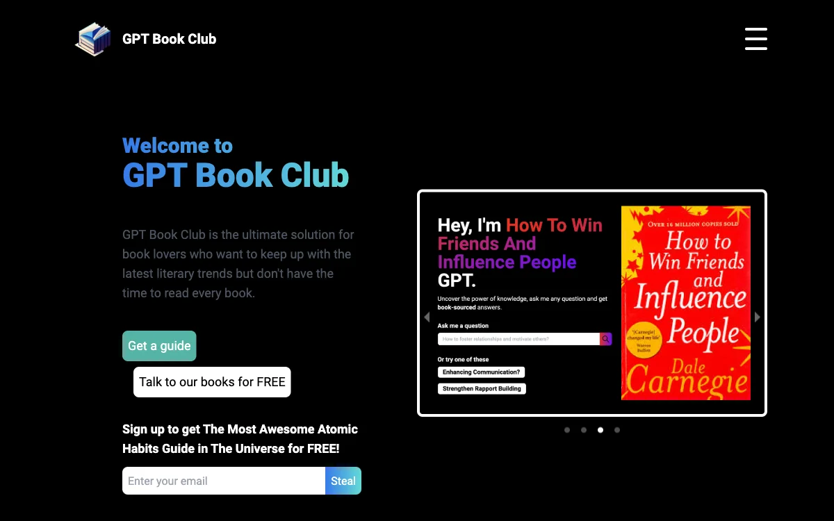 GPT Book Club: Keeping Book Lovers Updated on Literary Trends