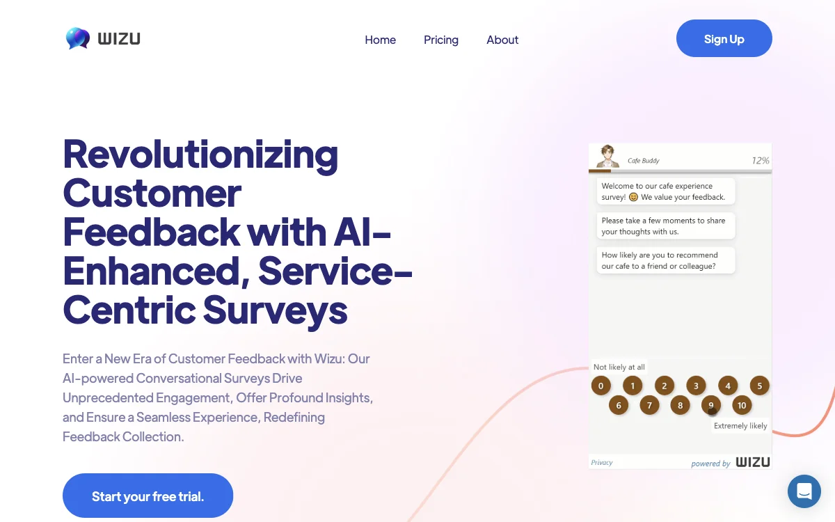 Wizu: AI-Powered Surveys for Enhanced Customer Feedback and Experience