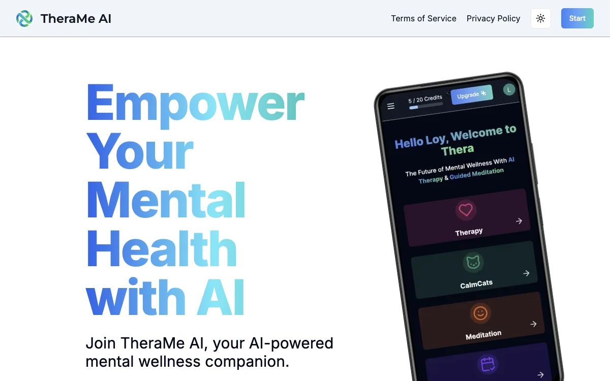 TheraMe AI: Revolutionizing Mental Health Care