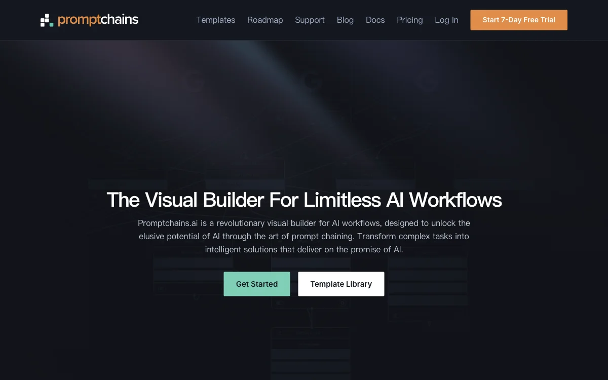 Promptchains.ai: Unlock Limitless AI Workflows for Predictable Results