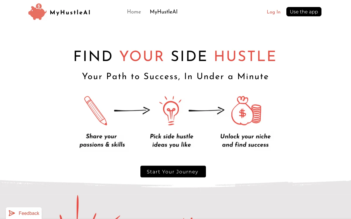 MyHustleAI: Unlock Your Side Hustle Potential