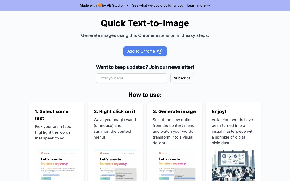 Quick Text-to-Image: Transform Text into Stunning Images