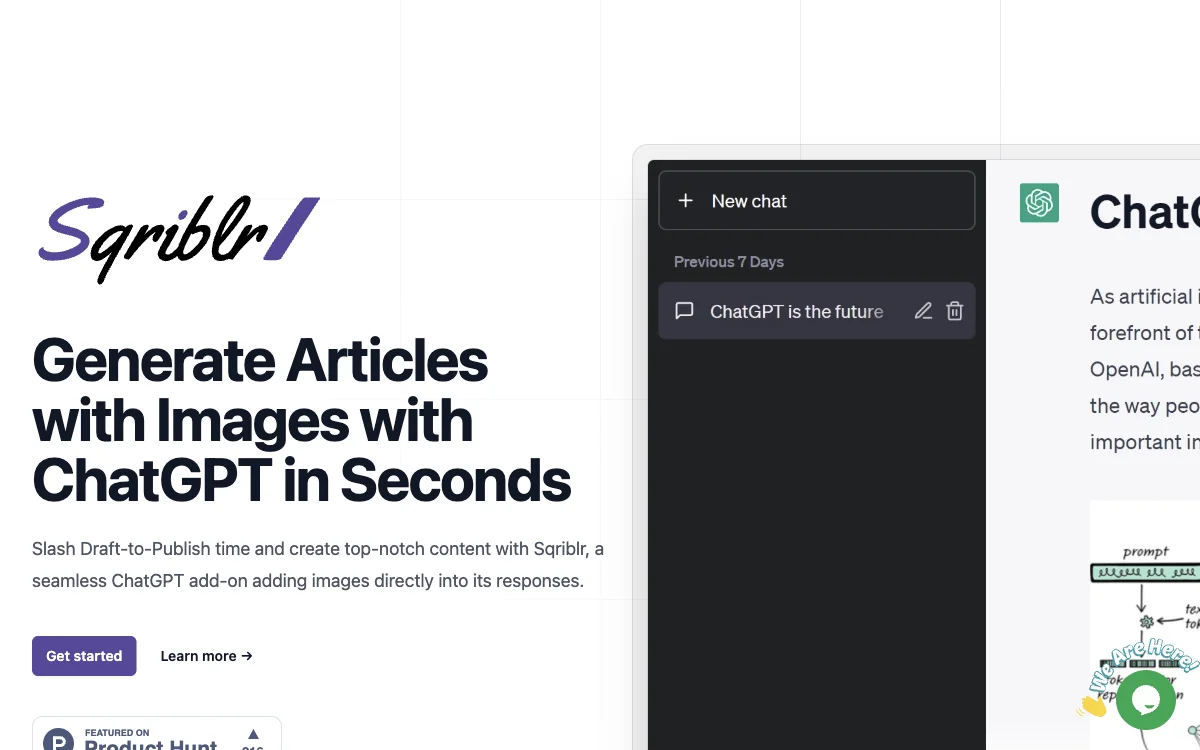Sqriblr: Revolutionize Your ChatGPT Content Creation with Images