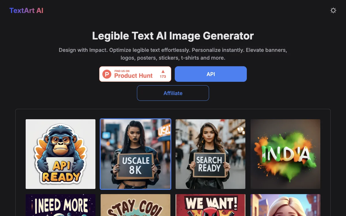 TextArt AI: Gerador de Imagens de Texto Legíveis