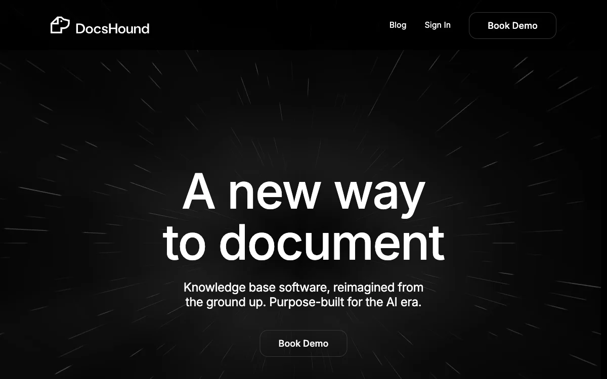 DocsHound: Die AI-gestützte Lösung für die effiziente Dokumentation