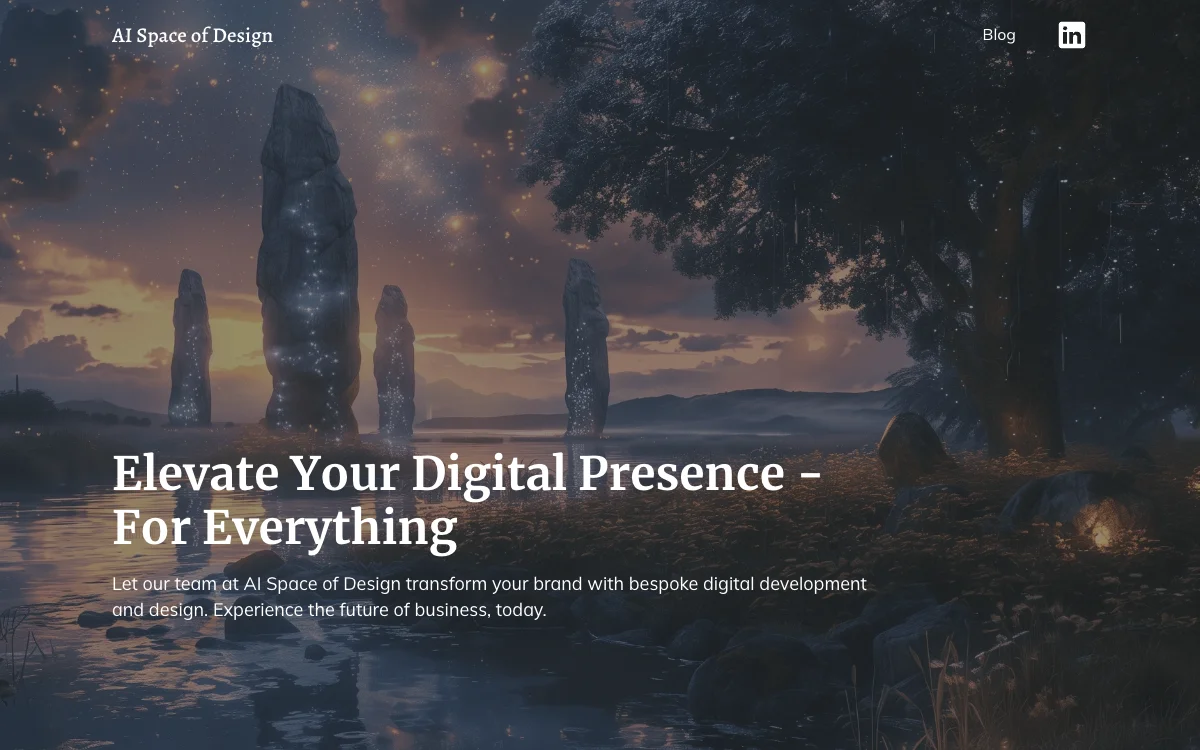 AI Space of Design: Elevate Your Digital Presence with AI-Powered Design