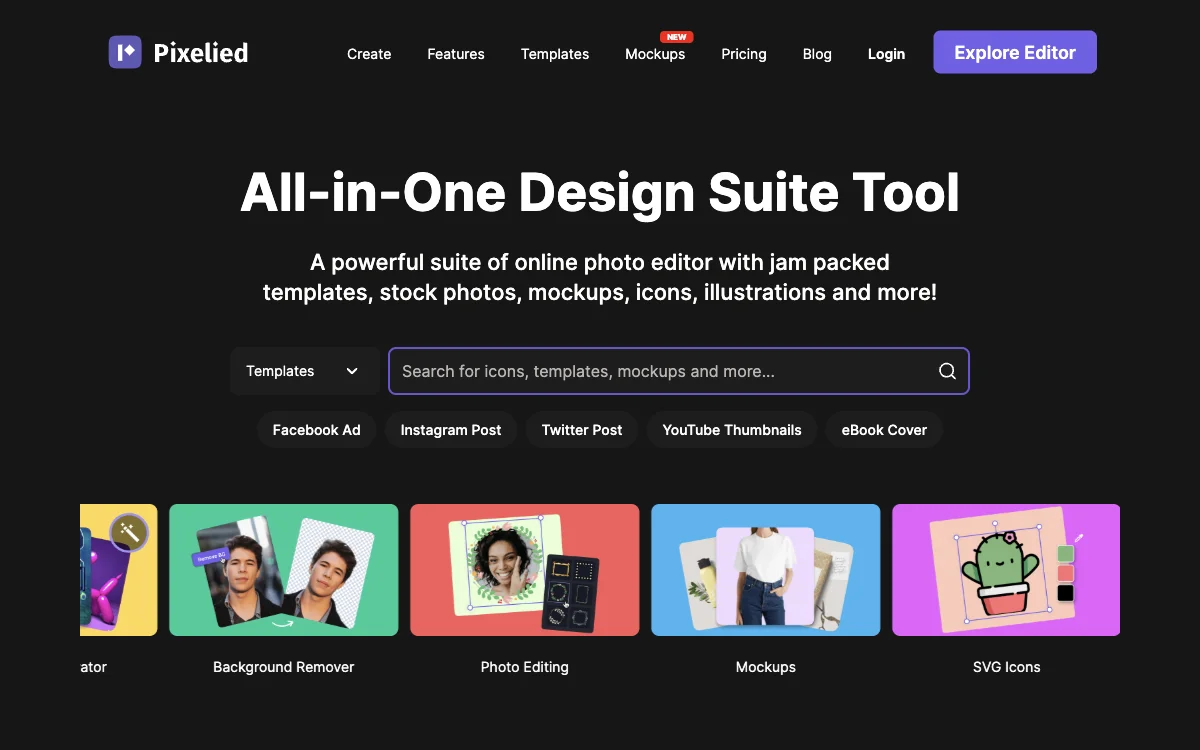 Pixelied: The AI-Powered Online Graphic Design Suite for Stunning Visuals