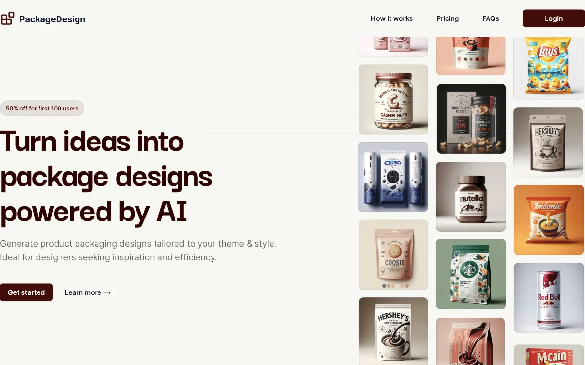 PackageDesign: AI-Powered Package Design Generator