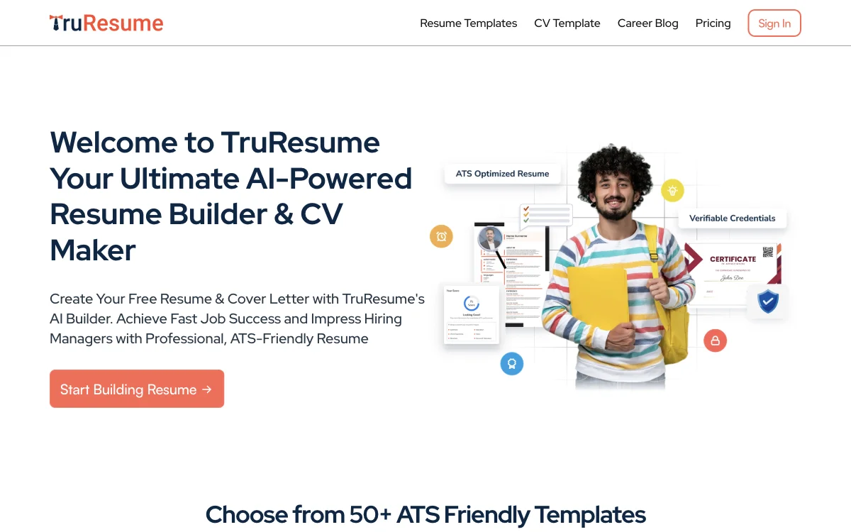 TruResume: Your AI-Powered Tool for Professional Resume Building