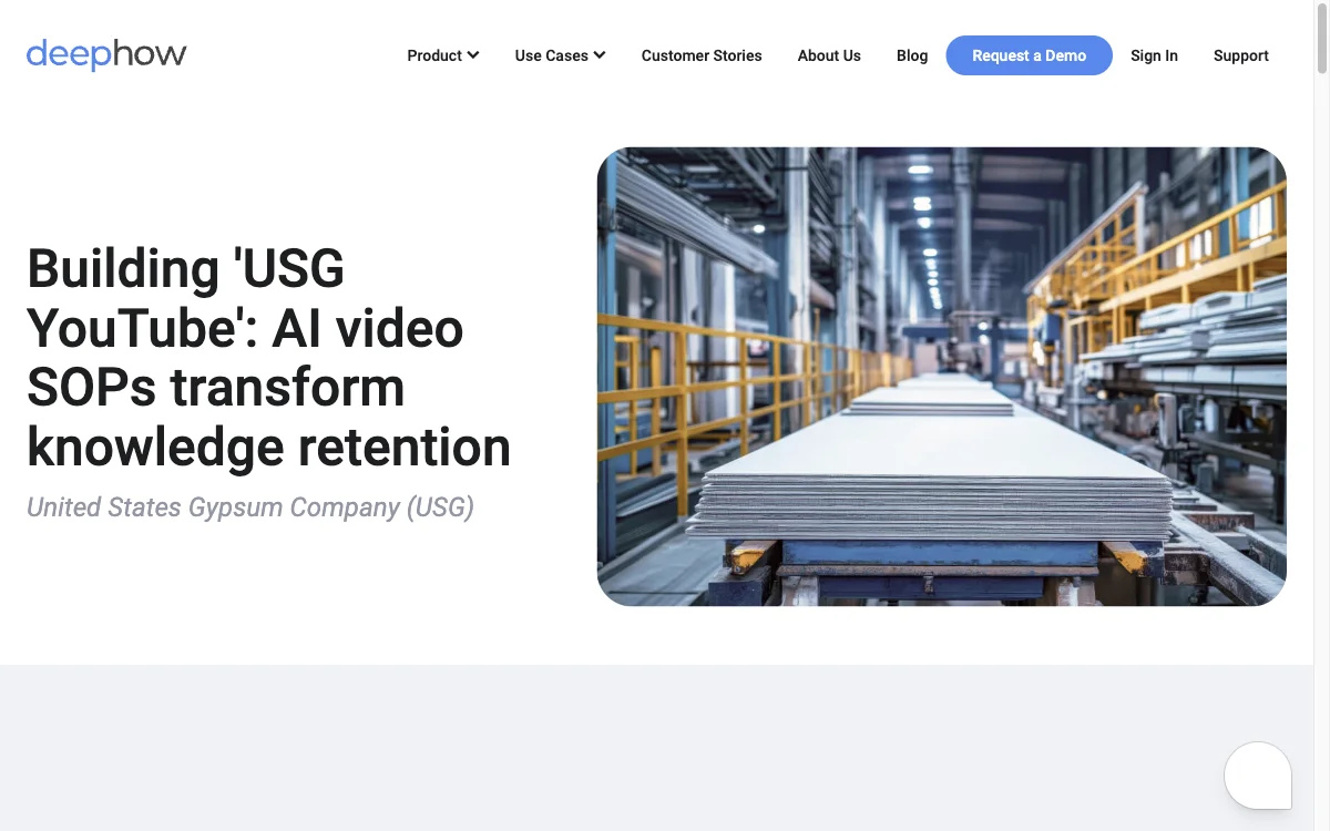 DeepHow: Revolutionizing Manufacturing with AI-Powered Videos