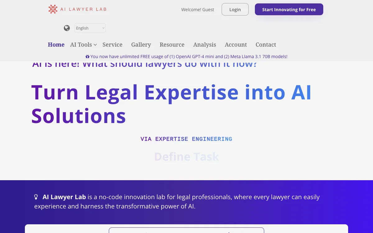 AI Lawyer Lab - Przekształcanie Wiedzy Prawnej w Rozwiązania AI