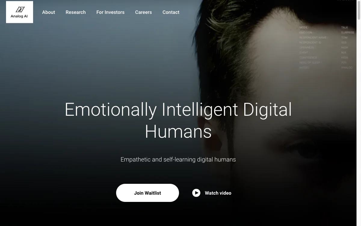 Analog AI - Humanos Digitais Inteligentes Emocionalmente