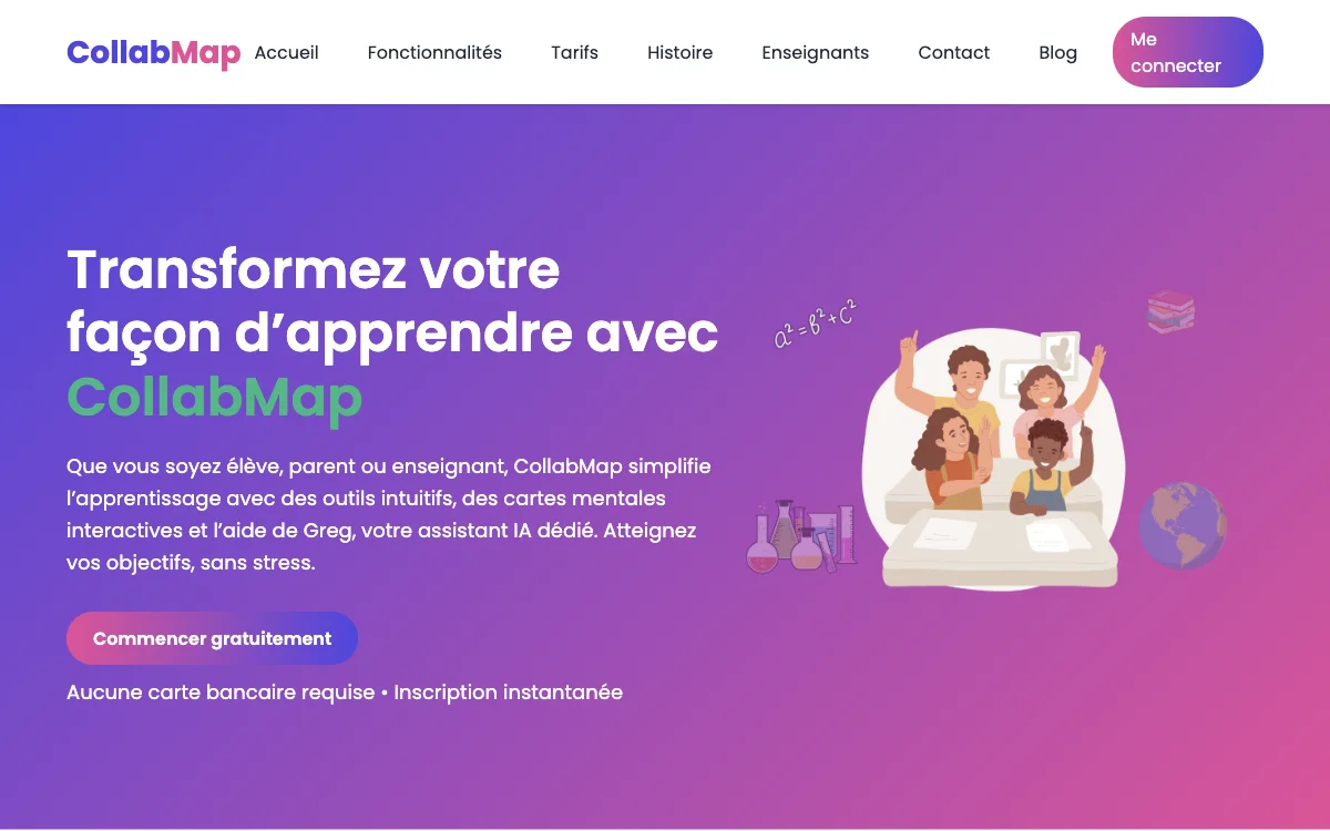 CollabMap: Công cụ học tập và hỗ trợ ôn tập tuyệt vời