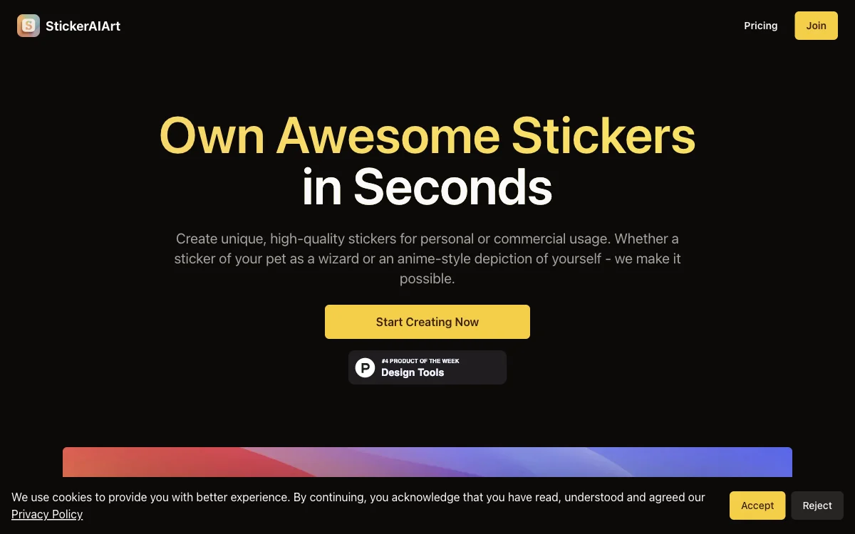 StickerAIArt: Create Custom AI-Generated Stickers for Endless Creativity