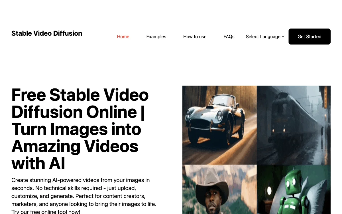 Stable Video Diffusion: Create Stunning AI-Powered Videos from Images