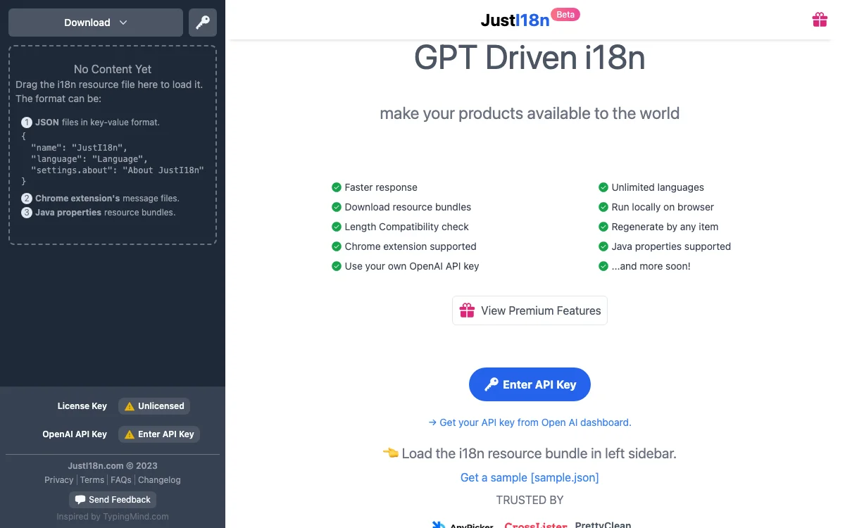 GPT Driven i18n - JustI18n: Make Your Products Global Faster