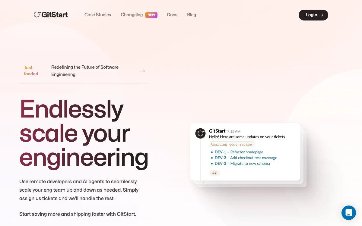 GitStart - Scale Your Engineering Team with AI and Remote Developers