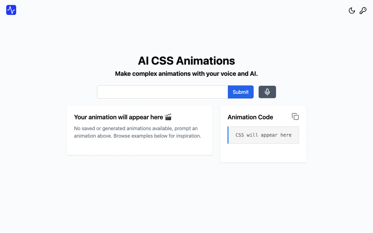 Crea Animaciones CSS con IA | AI CSS Animations