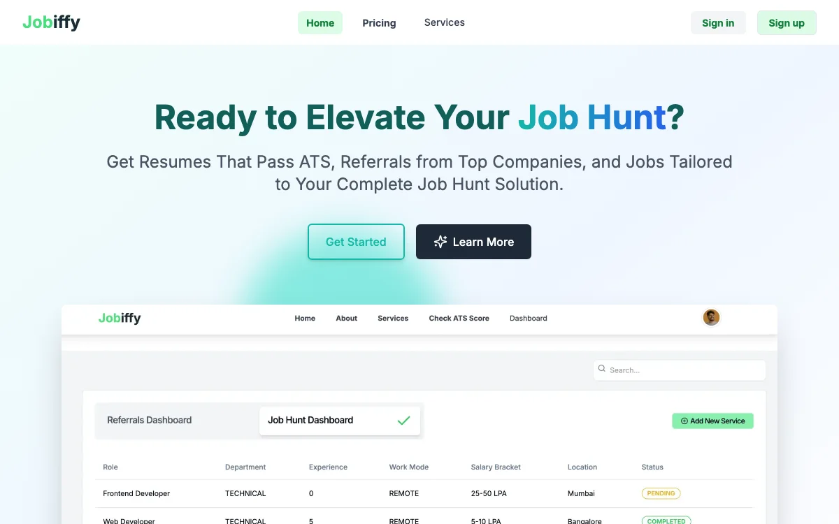 Jobiffy | Your Career Growth Partner - AI-Powered Job Search Solutions