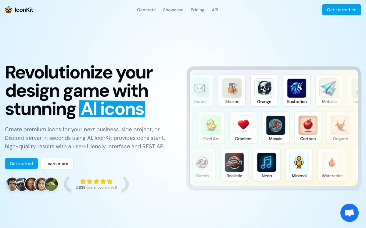 AI图标生成器 | IconKit - 快速创建高质量图标