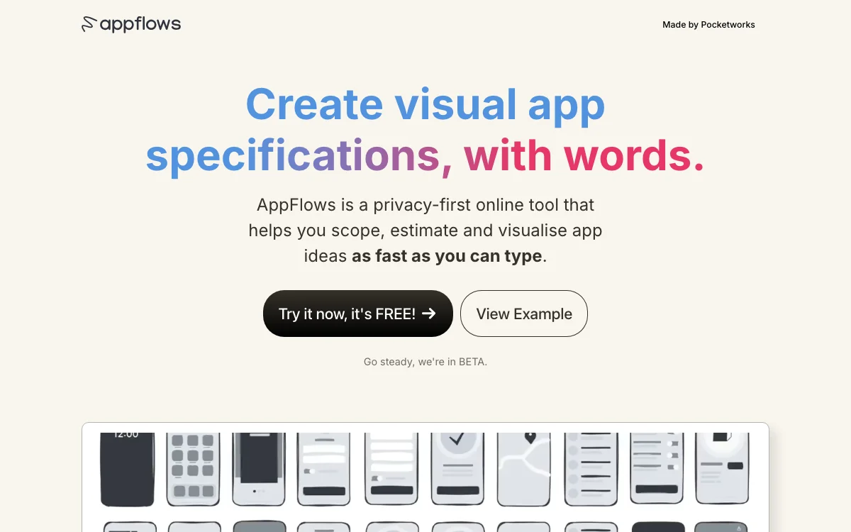 AppFlows: AI-Powered App Specification and Visualization Tool