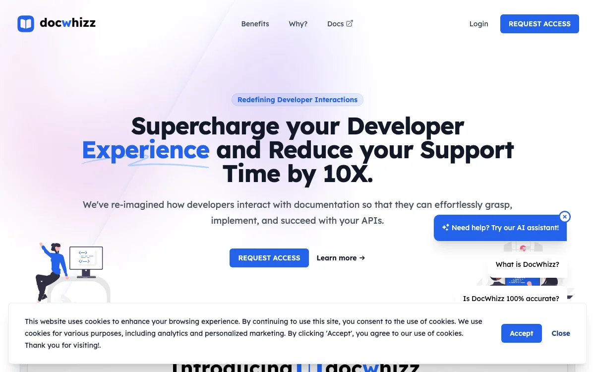 DocWhizz: Supercharge Developer Experience and Reduce Support Time by 10X
