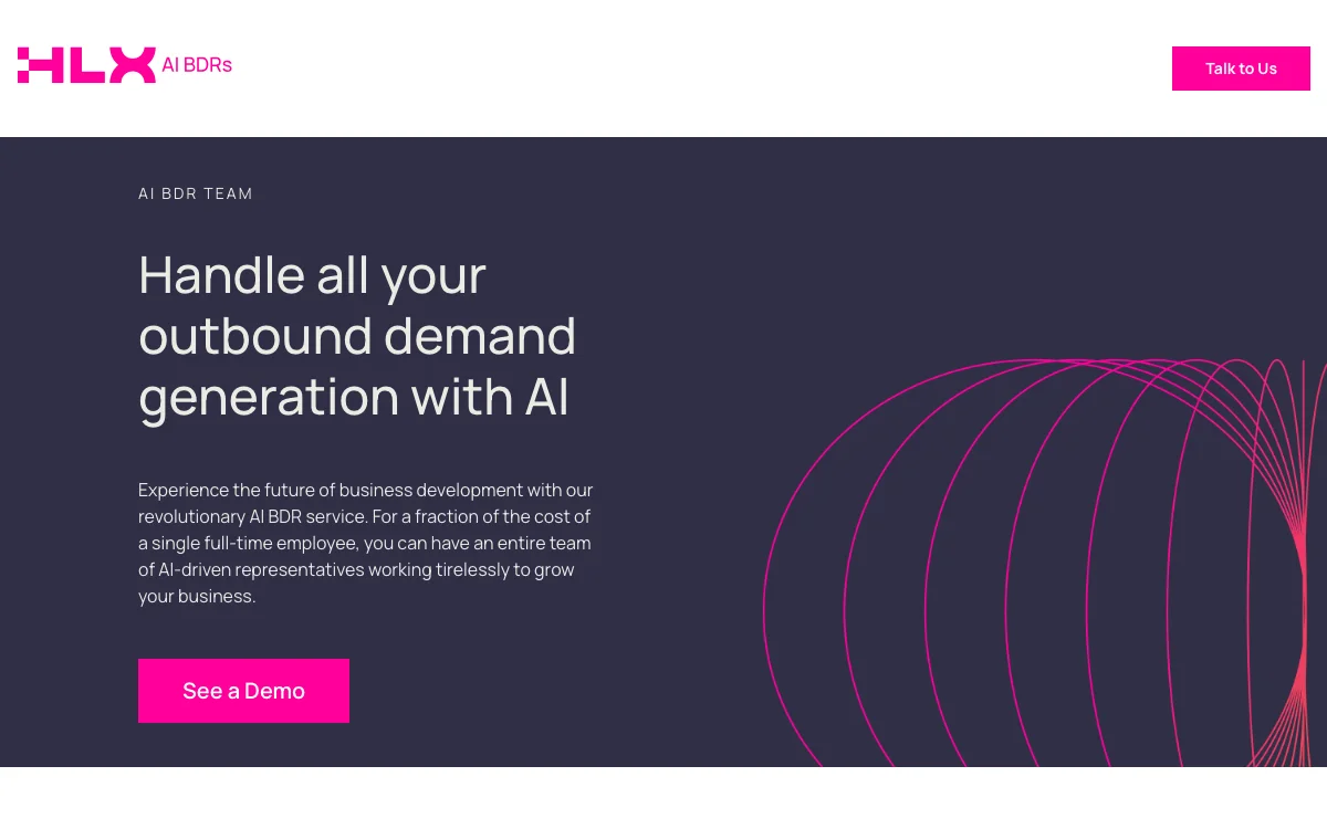 Revolutionize Your Business Development with HLXAIBDR's AI BDR Service