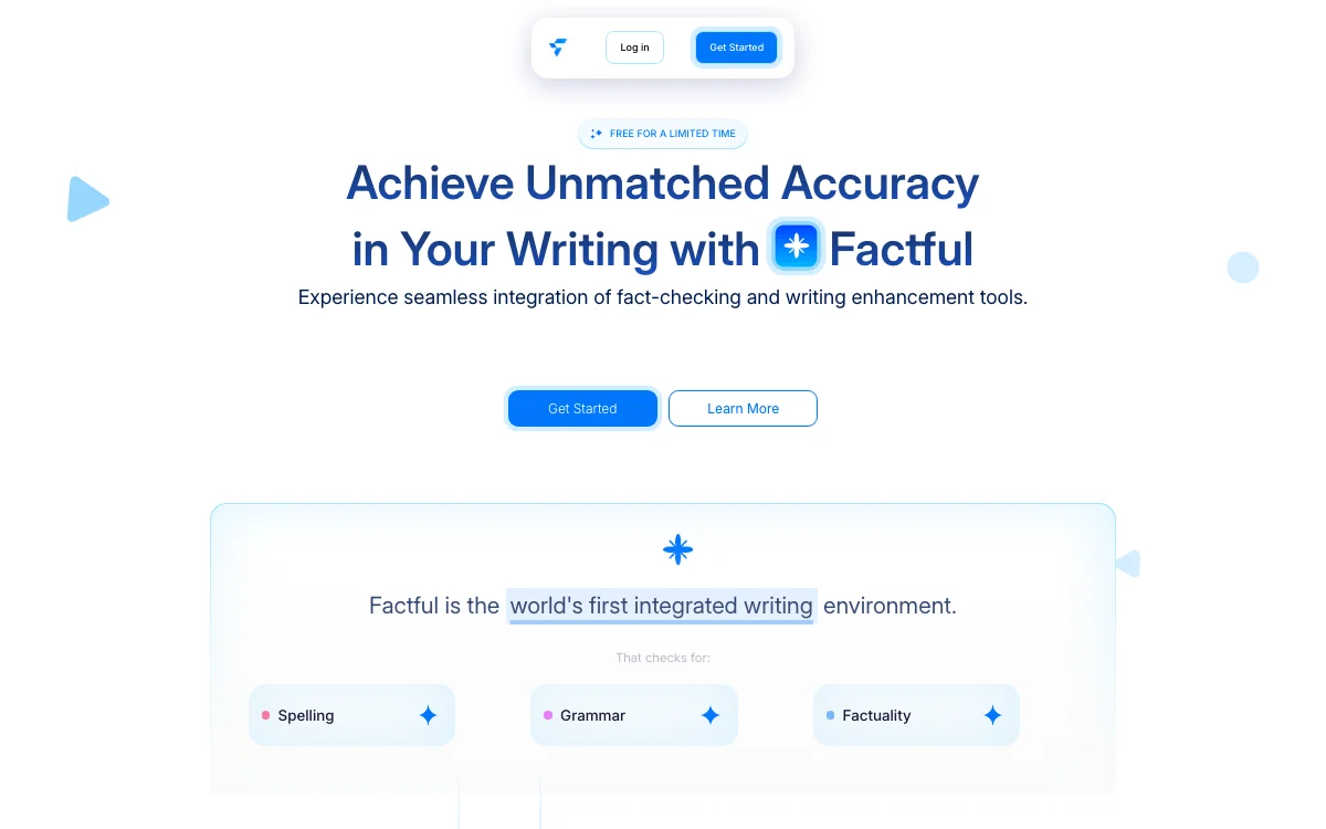 Factful: AI-Powered Writing Assistant for Unmatched Accuracy