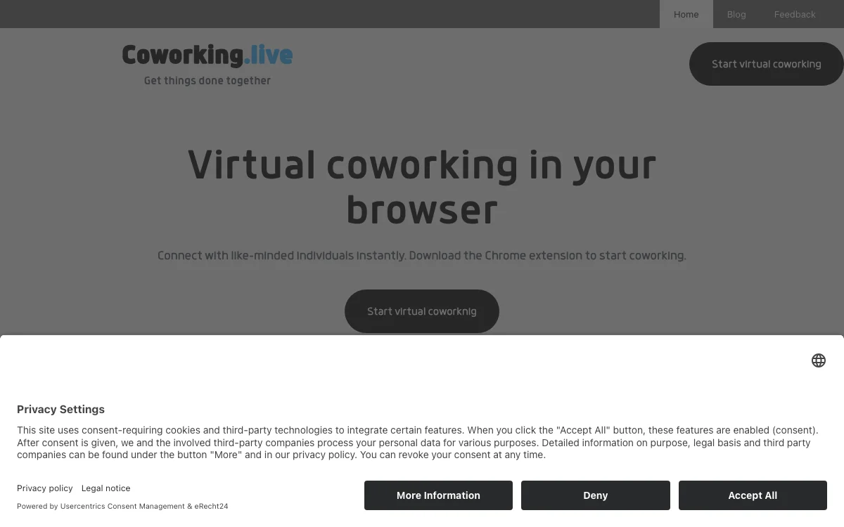 coworking.live – Enhance Productivity with Virtual Coworking