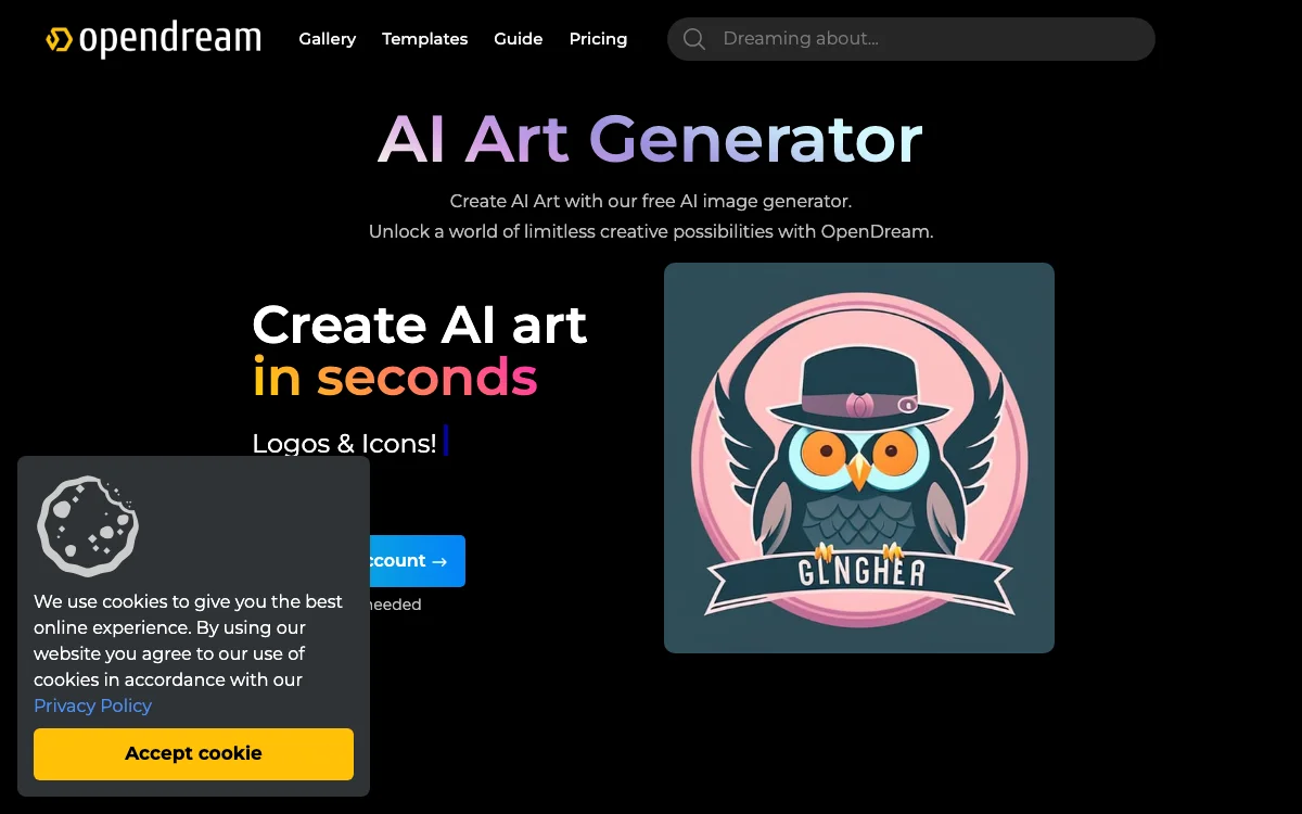 OpenDream: Free AI Art Generator for Stunning Image Creation