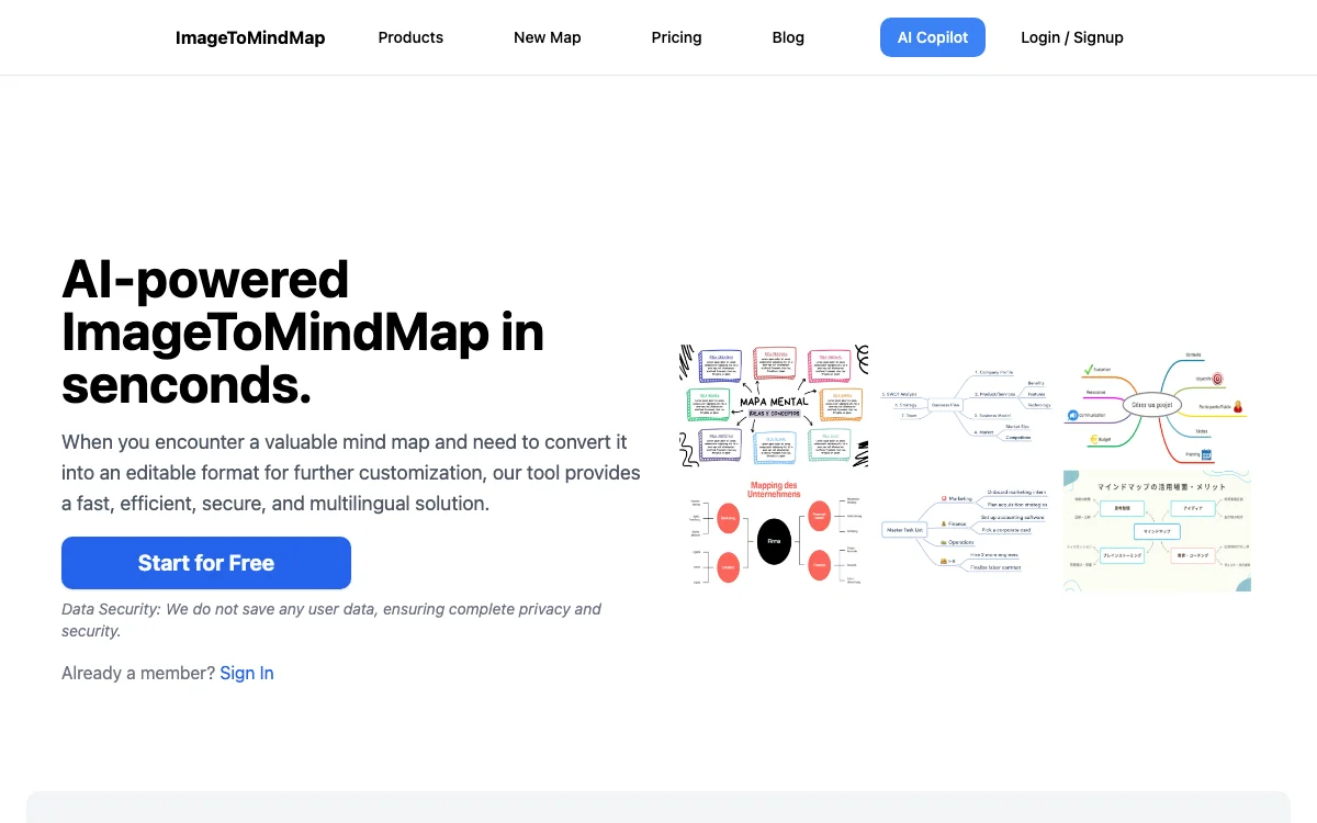 Image to Mind Map: Converta Imagens em Mapas Mentais com IA em Segundos